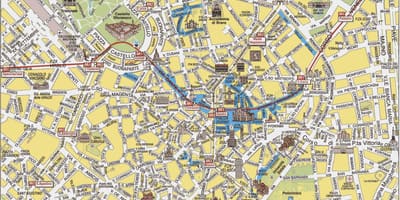 Milano italië kaart